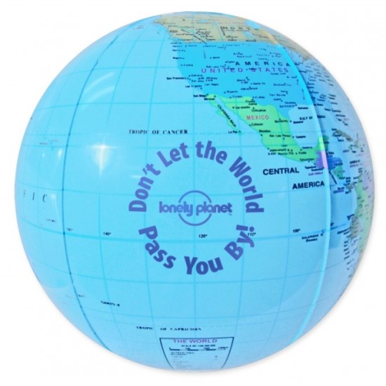 Custom Logo Globe Beach Ball (12")